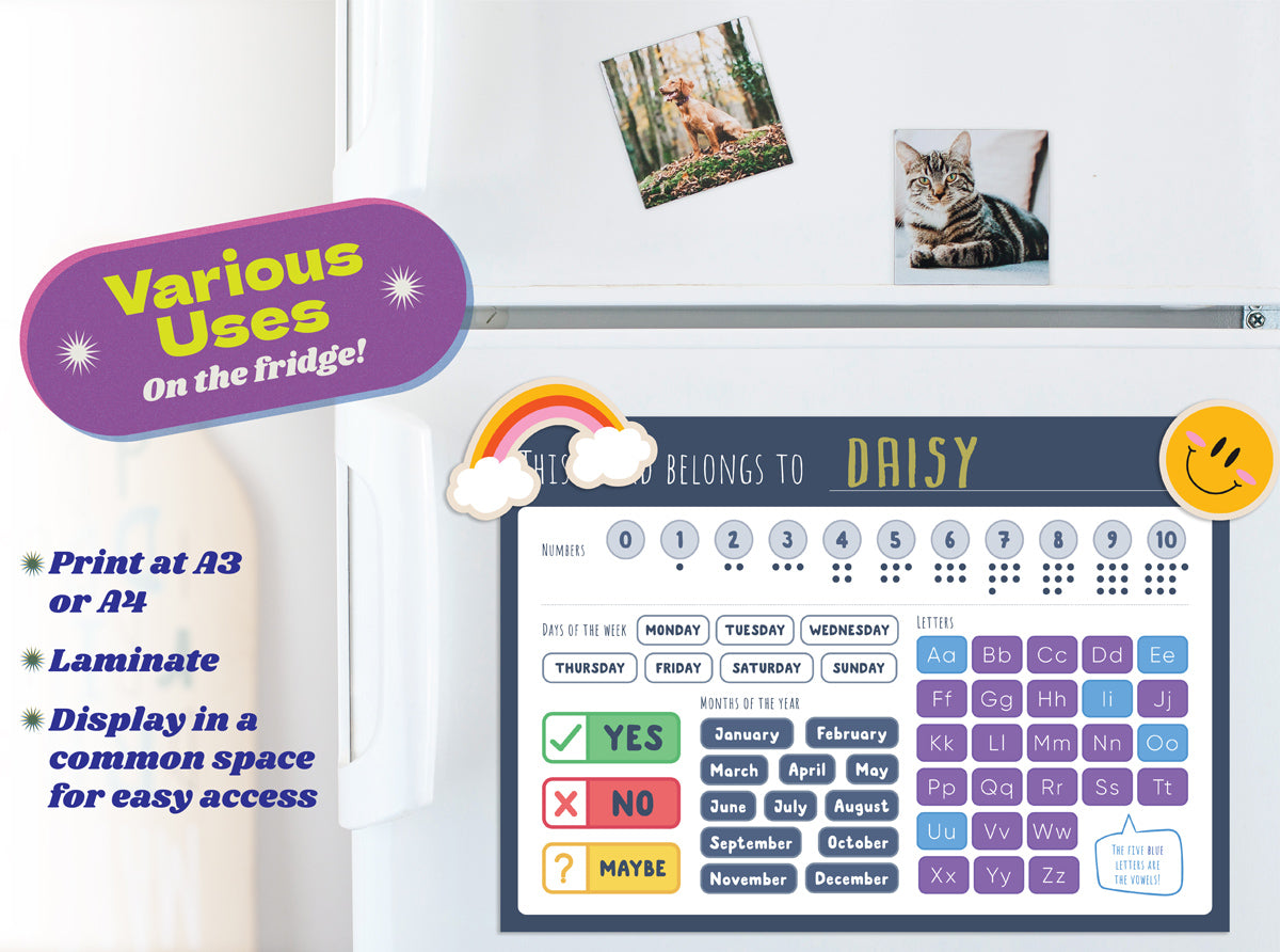 Communication Board - Laminated